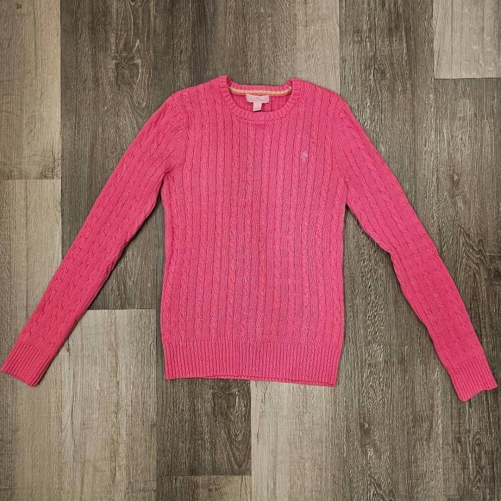 Lilly Pulitzer size XS Barbie Pink Knit Pullover Sweater